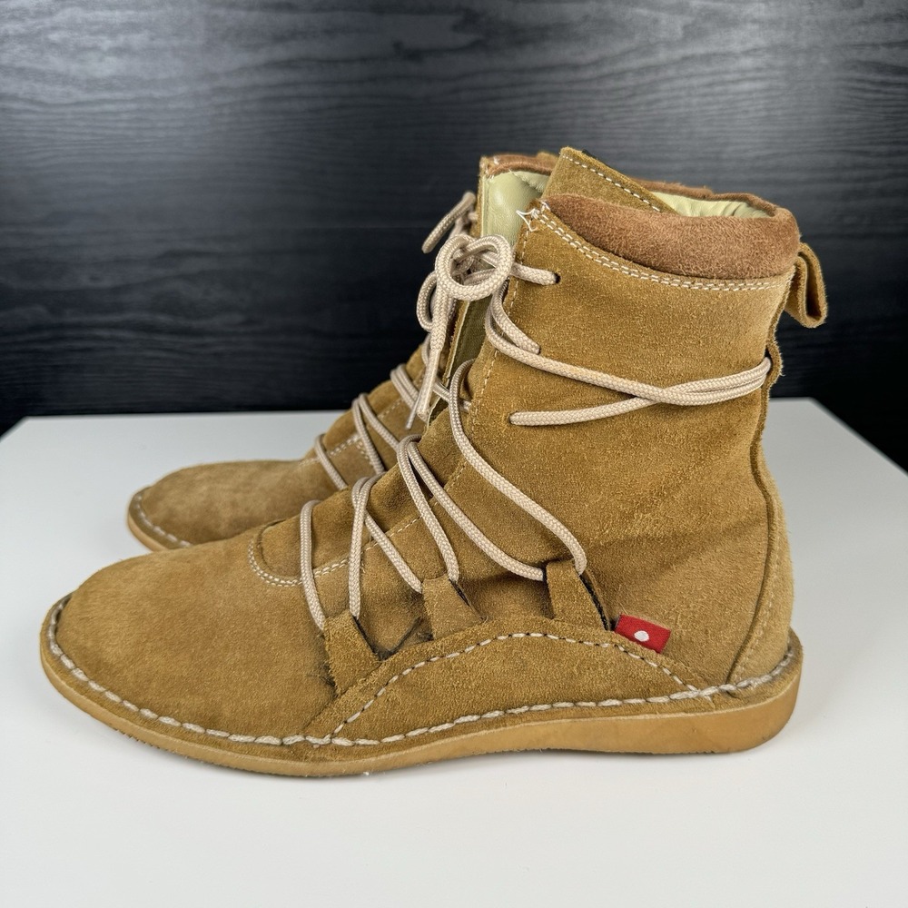 Oliberte boots Birara Tan suede size 37 Women's US 6.5 - Made In Africa